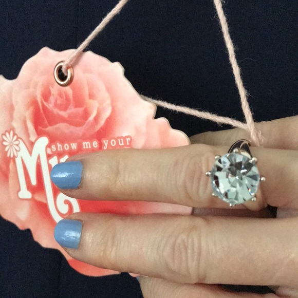 *Comes w/ FREE Ring* SMYM Princess Di ballroom navy maxi flutter skirt, S, NWT - Picture 3 of 16